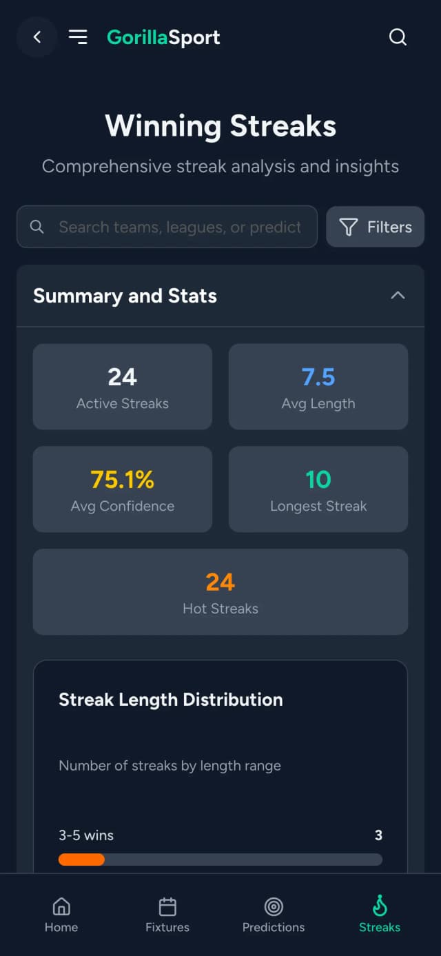 Gorilla Sport mobile app